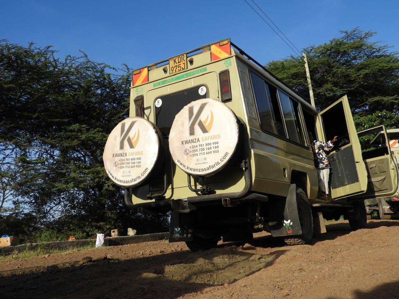 Kwanza Safaris safari cruiser in Kenya